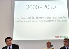 Per l'illustrazione degli anni Duemila (e oltre), ha preso la parola Renzo Piraccini, attuale Direttore Generale di Apofruit Italia.