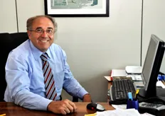 Giuseppe Maldini, Presidente di Orogel Fresco, nel suo ufficio.