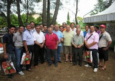 Alcuni rappresentanti dell'Associazione dei frutticoltori di Bisceglie e San Ferdinando di Puglia.