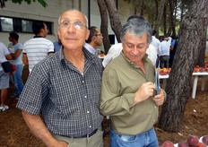 "Da sinistra, Camillo Quinto e Mario Costanza, tecnici di "Pantanello"."