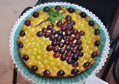 Oggetto di concorso, anche alcune preparazioni dolciarie a base di uva da tavola.