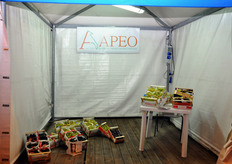 Lo stand dell'associazione dei produttori pugliesi APEO.