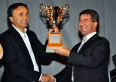 Tra i premiati anche Nicola Giuliano (sulla sinistra), dell'omonima azienda.