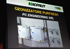 "Nella quarta categoria "Logistica e servizi", il premio e' andato all’ozonizzatore Purfresh proposto dalla PC Engeneering di Uggiate-Trevano (CO)."