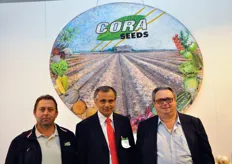 Cora Seeds: Pino Tiziano, Maurizio Bacchi (General Manager) e Franco Piccioli.