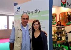 In visita alla fiera: Daniele Berardi (agente import export), insieme alla figlia Maria Giulia.