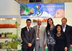 Il team del Gruppo Bassi: Vincenzo, Roberto e Fabrizia Bassi, insieme a Angela Mosca e Antonio Di Paolo.