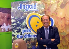 Patrizio Neri, presidente del Consorzio KiwiGold, che commercializza il kiwi a polpa gialla Jingold.