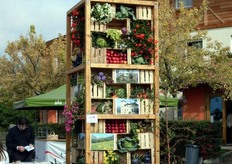 Il totem all’entrata di Pomaria.