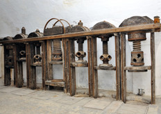 Antico frantoio per la spremitura delle olive.