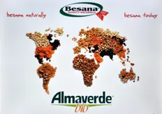 Attraverso il marchio Almaverde Bio, Besana risponde attivamente anche alla crescente attenzione del consumatore verso il mangiar sano, gli alimenti di alta qualita' e i processi produttivi rispettosi dell'ambiente.