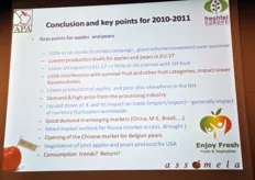 Conclusioni e aspetti di rilievo per la stagione 2010/11.