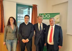 Paolo Bruni, Presidente Cogeca, in visita alla VOG Products, assieme al Presidente Francesco Varesco.
