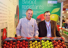 Michelangelo Leis, breeder, e Mauro Grossi, presidente CIV-Consorzio Italiano Vivaisti.