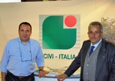 Luigi Catalano e Giandomenico Consalvo, rispettivamente coordinatore e presidente di CIVI - Italia.
