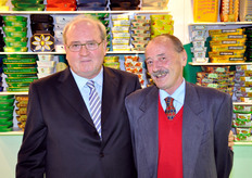 Fabrizio Govi (Ciesse Paper), insieme ad Aldo Tamassia (Fruttunion).