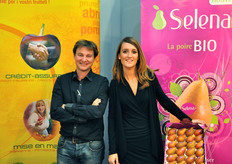 Benoit Escande (titolare vivai Escande) ed Edwige Remy (breeder Escande).
