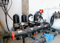 "Gruppo di pompaggio e filtrazione dell'impianto di fertirrigazione della Panagriteam Irrigazione di Scanzano Jonico – MT, presso l'Azienda agricola "Dr. Aiello", (Tursi – MT)."