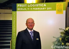 Gerald Lamusse, Global Brand Manager per la fiera Fruit Logistica nel mondo.