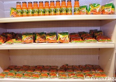 Snack freschi e trasformati a base di carota.