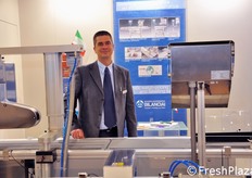 Giampaolo Fantinato di Cigiemme, presso lo stand Bilanciai.