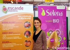 Edwige Remy, tecnico di sperimentazione responsabile per l'Italia dei vivai francesi Escande.