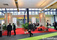 L'area della fiera destinata ad ospitare i nominati al premio per l'innovazione FLIA 2011.