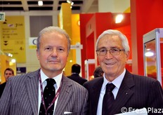 Anche la stampa fa la sua parte! Nella foto, Lorenzo Frassoldati e Rolando Drahorad.