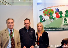 Marco Salvi, insieme a Massimo Cristofori (Salvi Vivai) e Liliya Chorna.