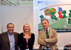 Ibrahim Saadeh, insieme a Liliya Chora e Marco Salvi.