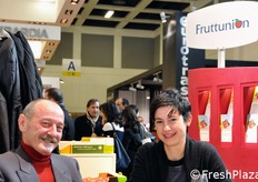 Aldo Tamassia di Fruttunion insieme alla figlia Alessandra.