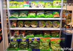 I prodotti di COF-Ortomania all'interno dello stand Regione Calabria.