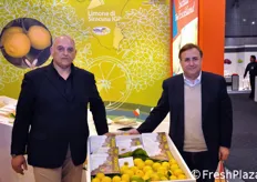 Franco Tumale (Presidente de Le Buone Terre), insieme a Fabio Moschella (presidente Consorzio Limone di Siracusa IGP).