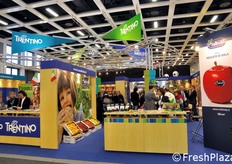 Lo stand della Regione Trentino.