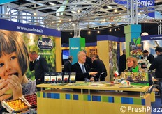 L'area Melinda, all'interno dello stand della Regione Trentino.
