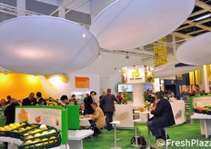 Lo stand dell'azienda sementiera Rijk Zwaan.