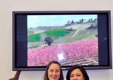 Rossella Gigli (FreshPlaza), insieme a Marianna Latricchia (presidente Consorzio Limone di Rocca Imperiale).