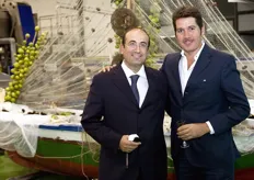 Salvatore Scarcella (Presidente C.A.I.), insieme ad Alessandro Scuderi (Presidente del Consorzio Arancia Rossa di Sicilia IGP).