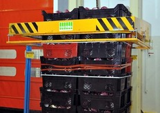 Macchinario per pallettizzazione.