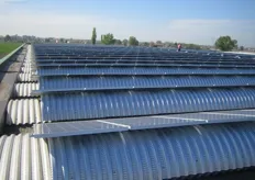 Impianto fotovoltaico installato e collaudato sul tetto dello stabilimento Geofur di Bergantino.