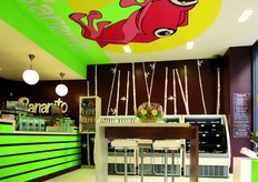 L'interno del negozio.