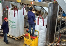 Area di riempimento dei jumbo bag.