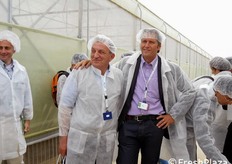 Jan Leune insieme a Stefano Bega.