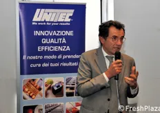 "Angelo Benedetti, presidente di UNITEC, ha ribadito il supporto delle tecnologie avanzate nell'efficienza dei processi di lavorazione di frutta e verdura. "La tecnologia non deve essere vista come un costo, ma come un investimento in termini competitivi"."