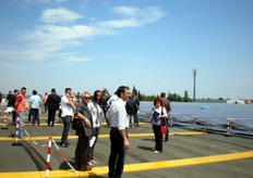 Sul tetto, in visita all'impianto fotovoltaico di Pievesestina.