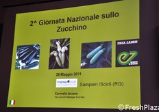 La giornata e' proseguita in serata con un convegno dedicato allo zucchino.