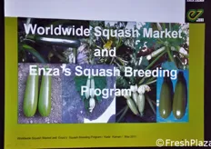 La relazione di Kadir Kaman ha preso in esame il programma internazionale Enza Zaden per la selezione varietale dello zucchino.