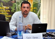 Un momento della relazione di Kadir Kaman.