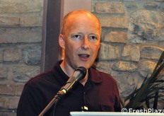 Martin Balmer del Centro DLR di Rheinpfaiz (Germania) ha presentato le ultime risultanze della ricerca e dell'innovazione in materia di portinnesti e sistemi di impianto.