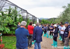 Nutrita partecipazione da parte di tecnici, produttori ed esperti alle visite guidate.
